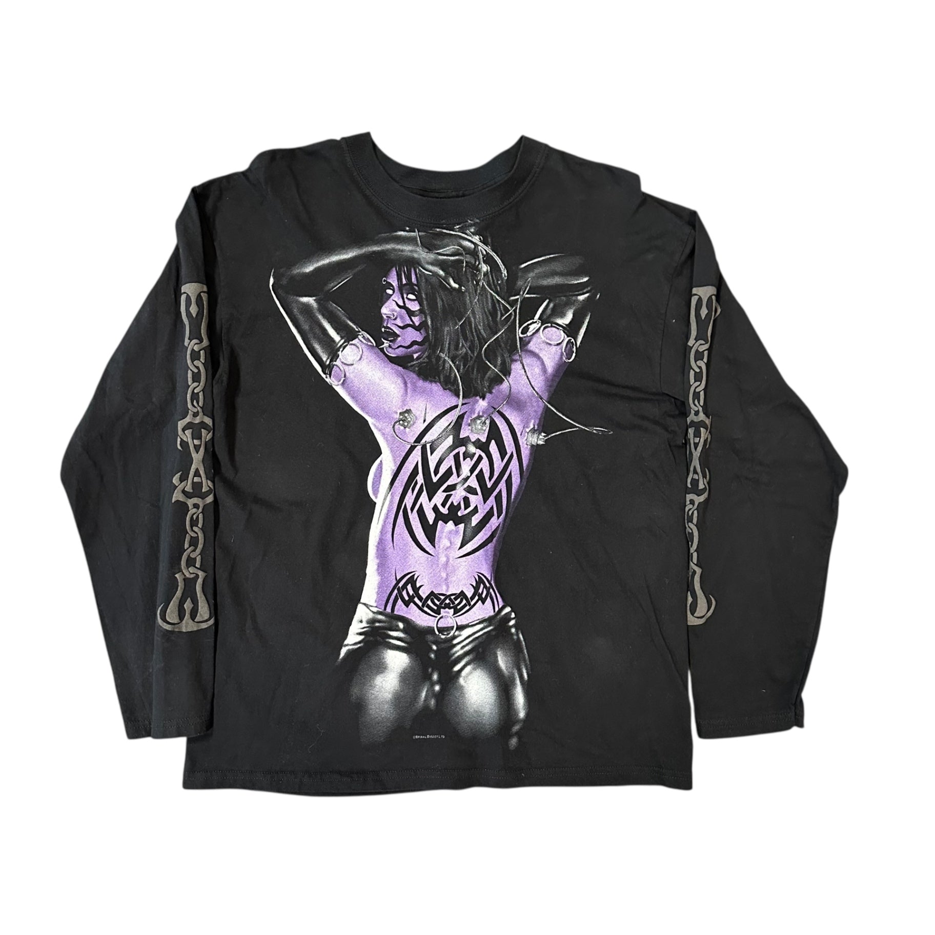 Y2K Purple Girl Longsleeve Shirt