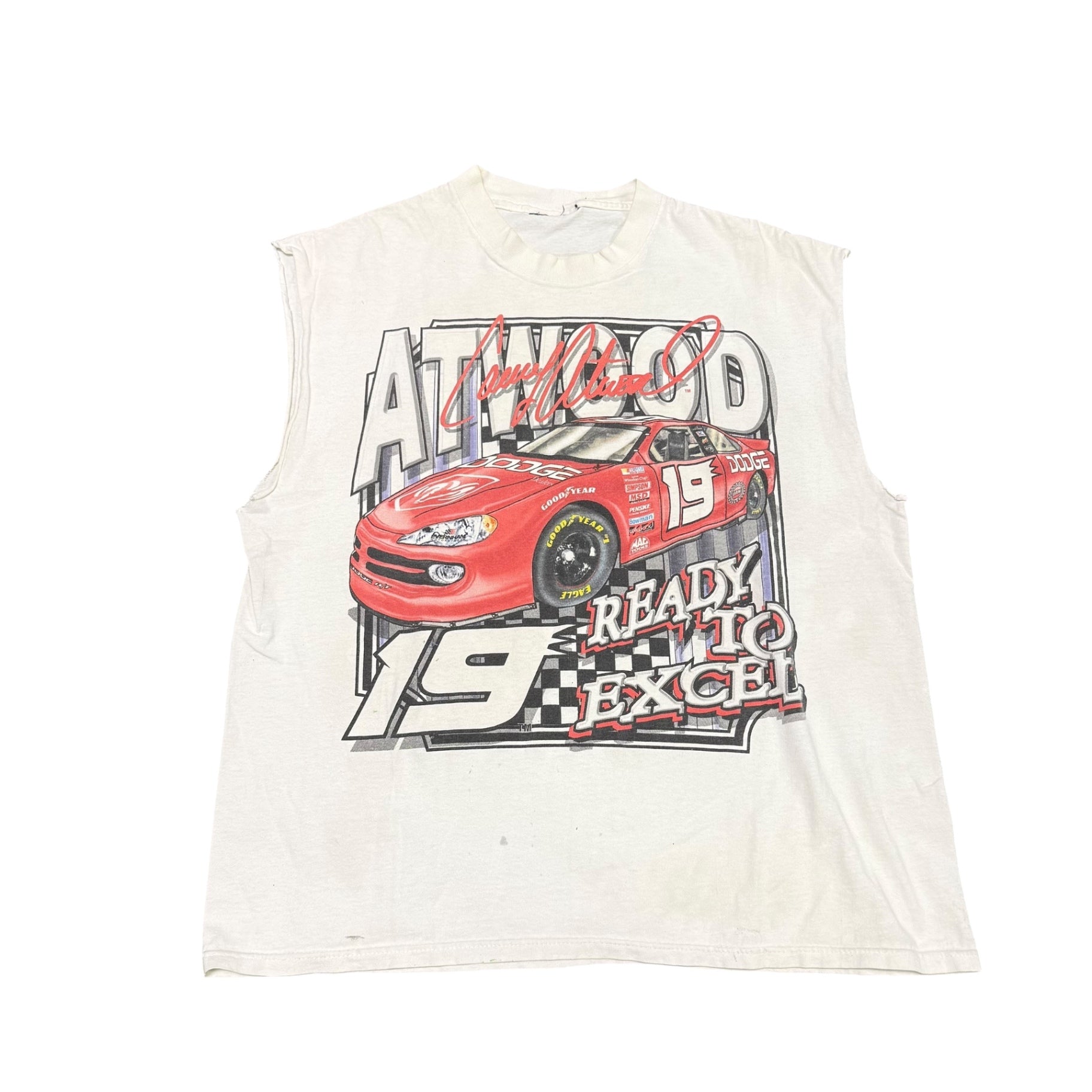 Nascar Cut Off Shirt