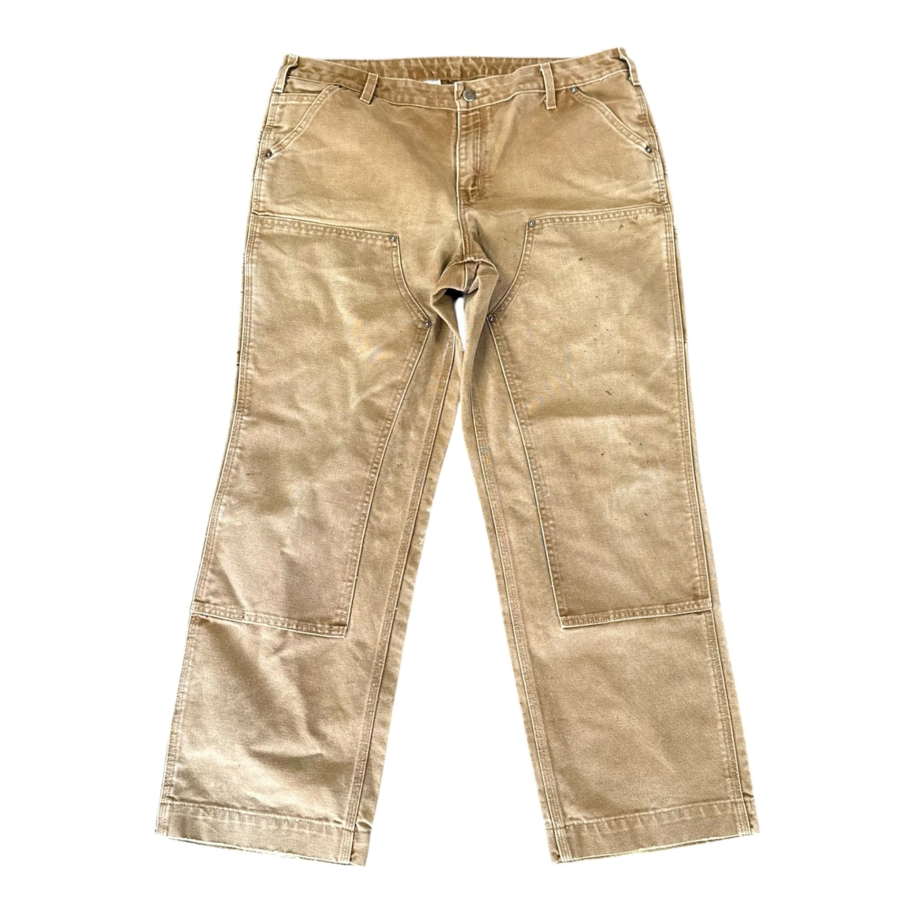 Tan Carhartt Double Knee Pants