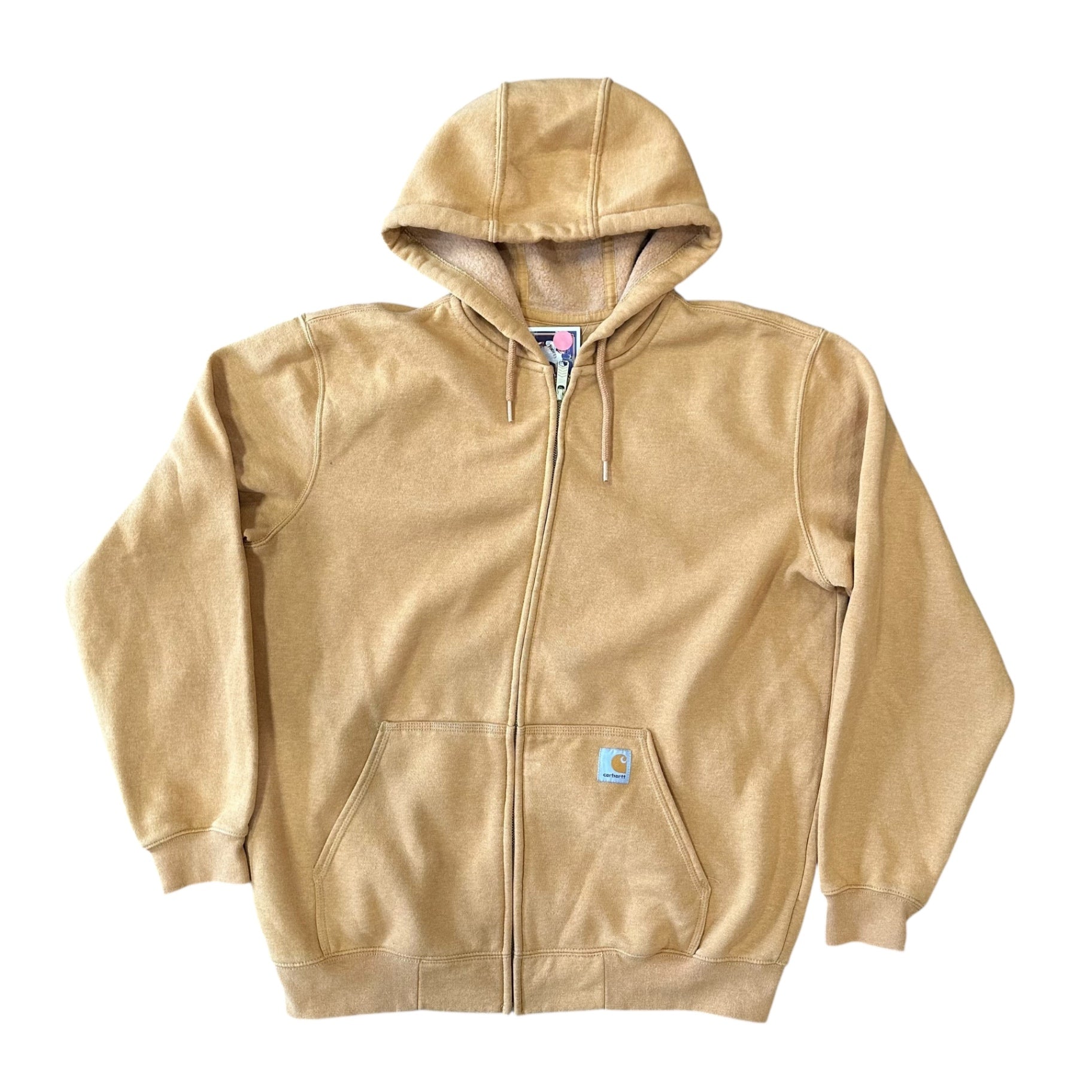 Tan Carhartt Zip Up Hoodie