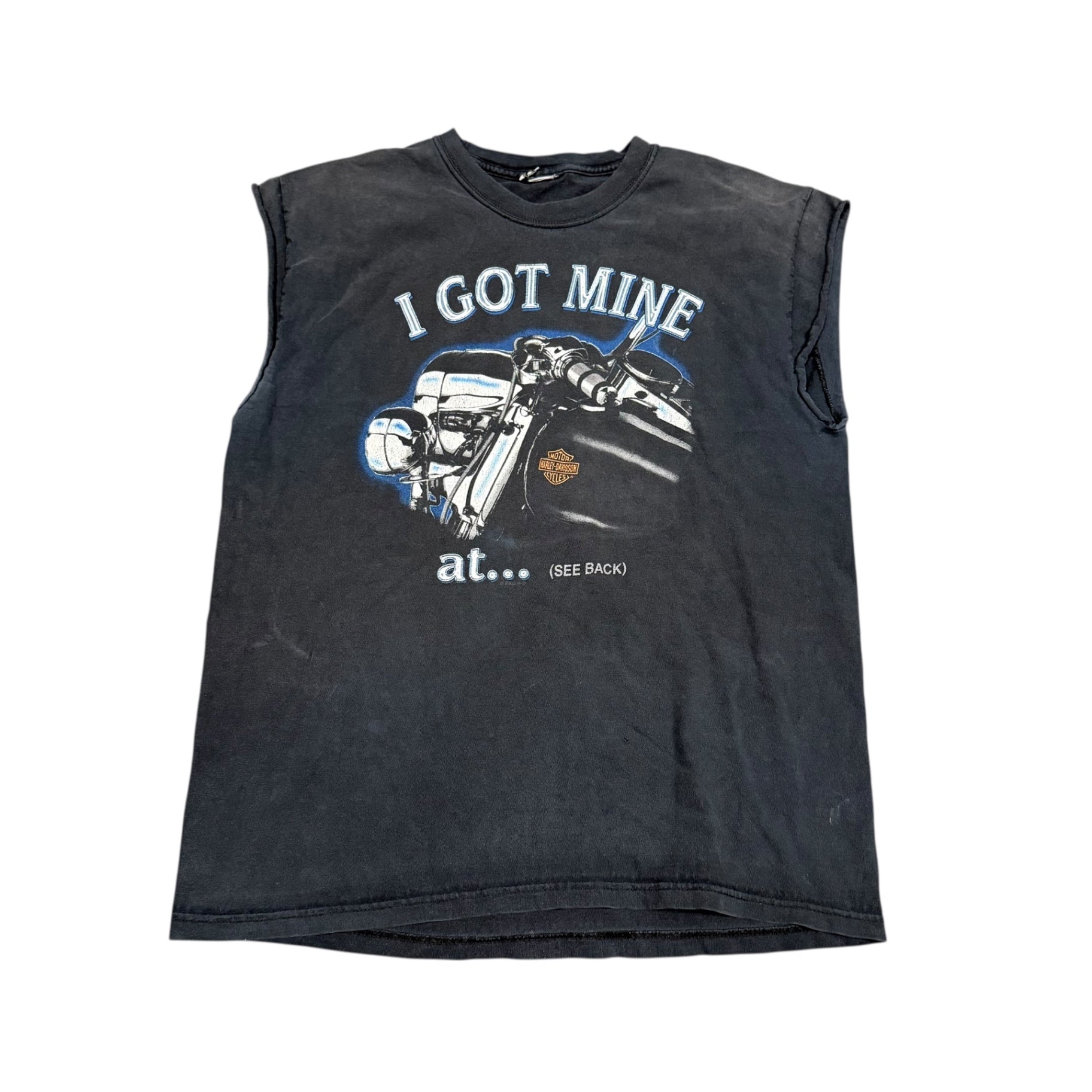 Harley Davidson Cut Off Shirt