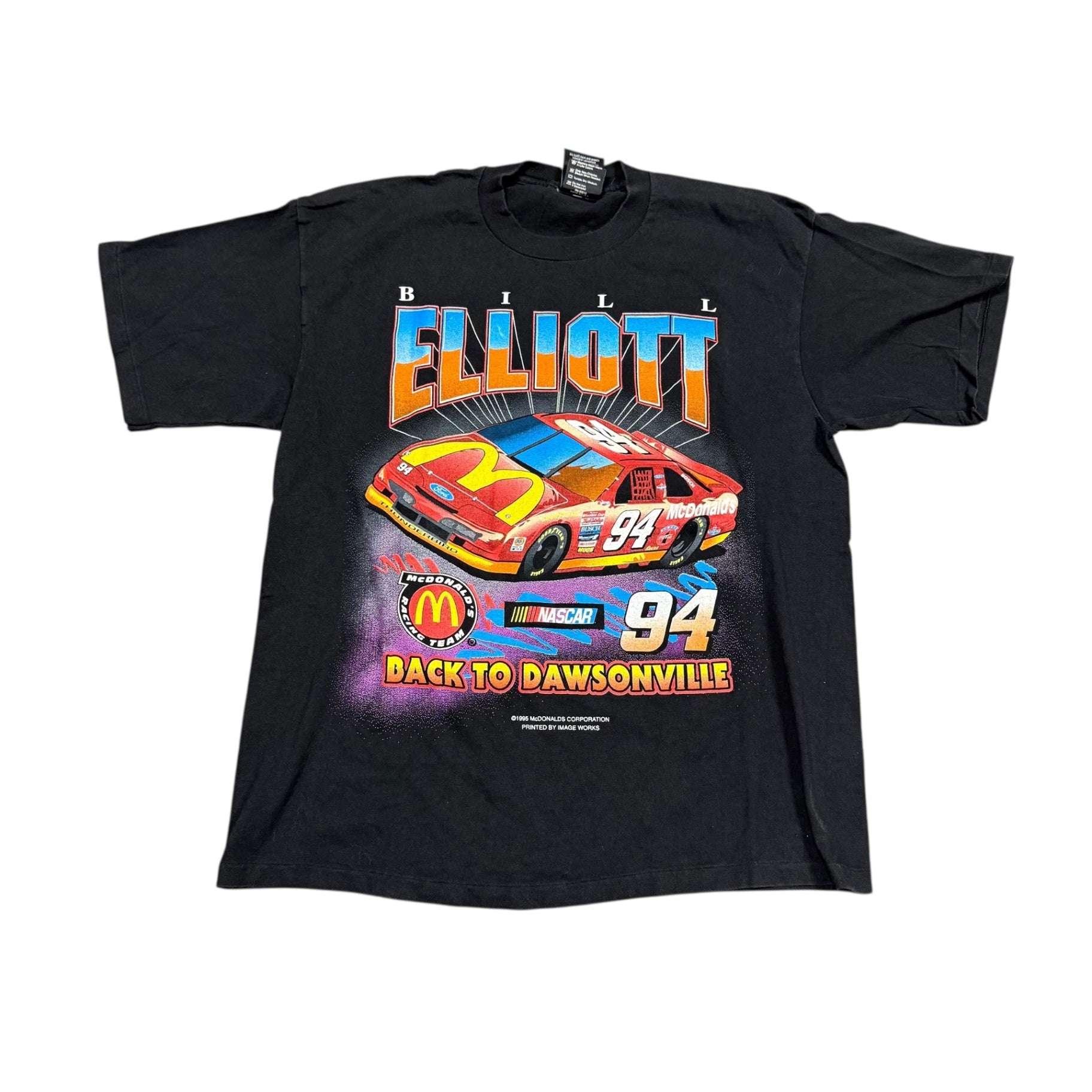 Bill Elliot Nascar Mc Donalds Shirt