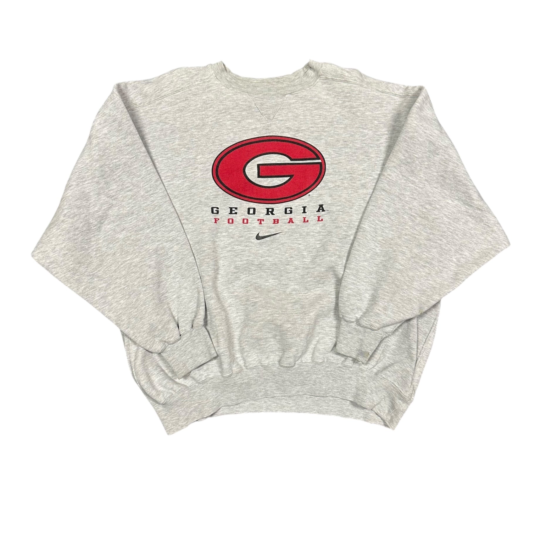 Georgia Bull Dogs Nike Center Swoosh Crewneck