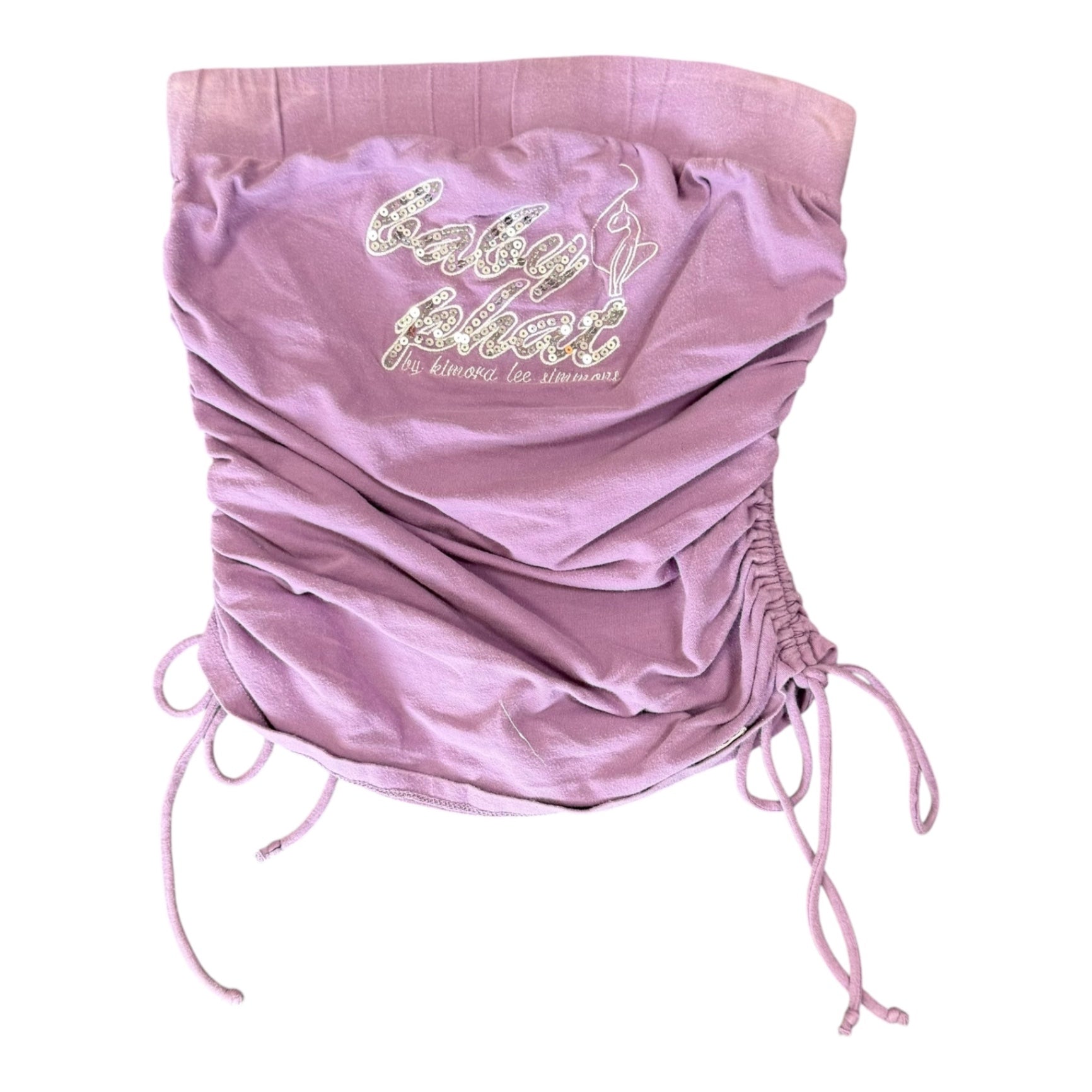 Purple Baby Phat Sequin Tube Top