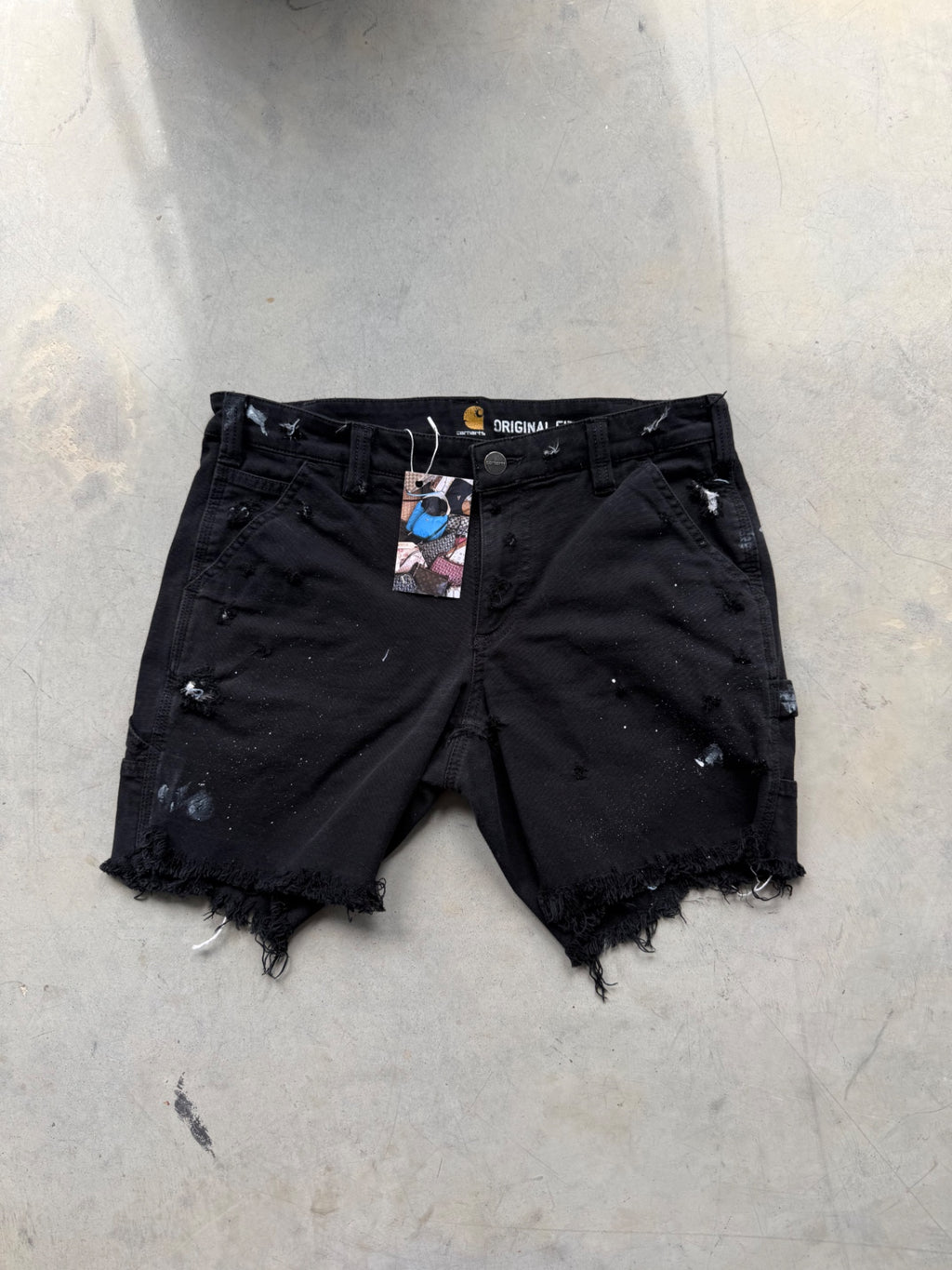 carhartt distressed shorts 