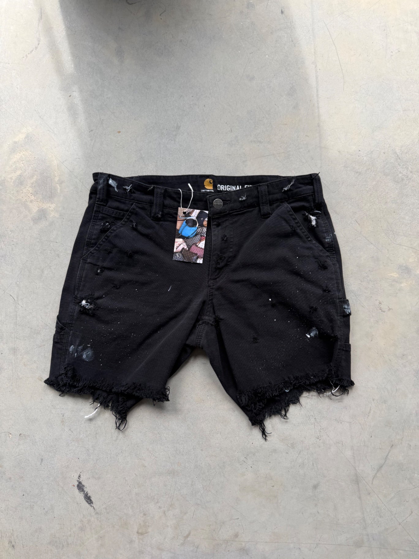 carhartt distressed shorts 