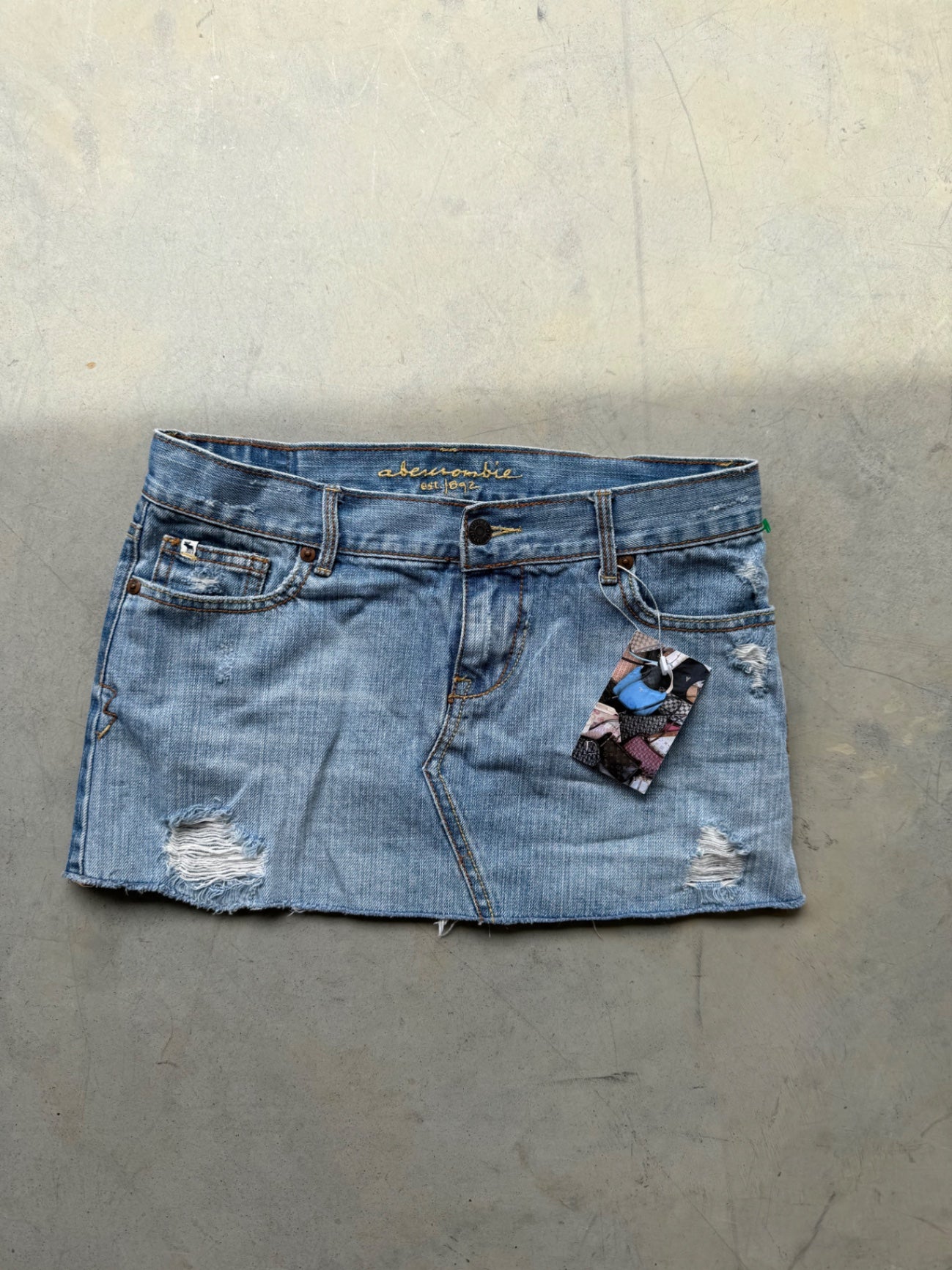 abercrombie denim skirt 