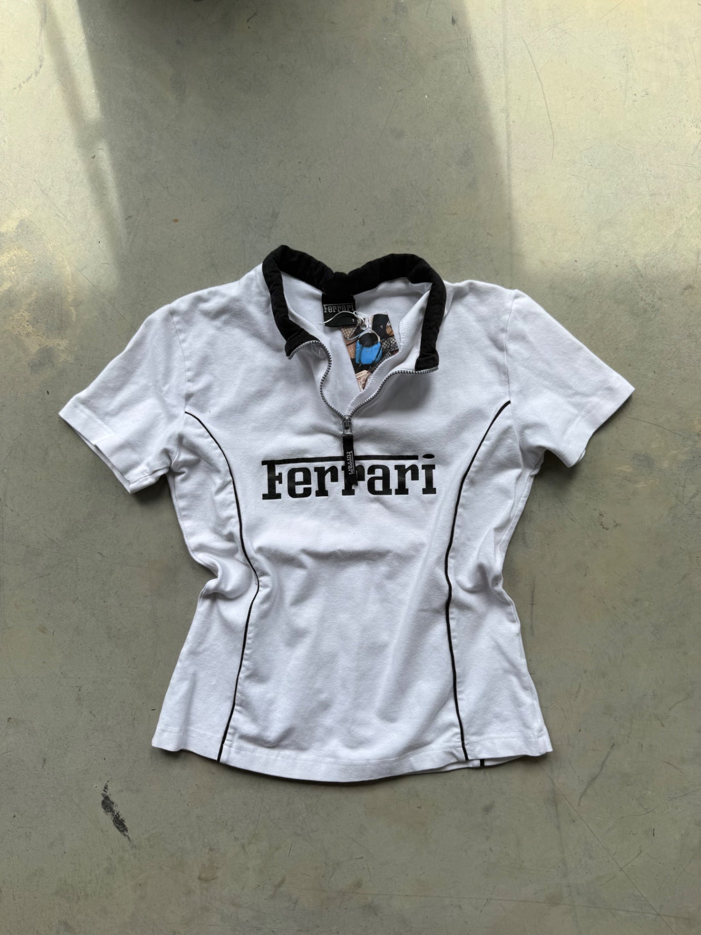 ferrari white tee 