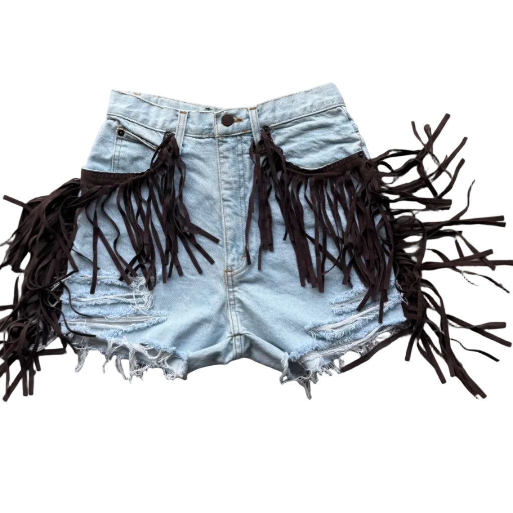  lei fringe shorts 