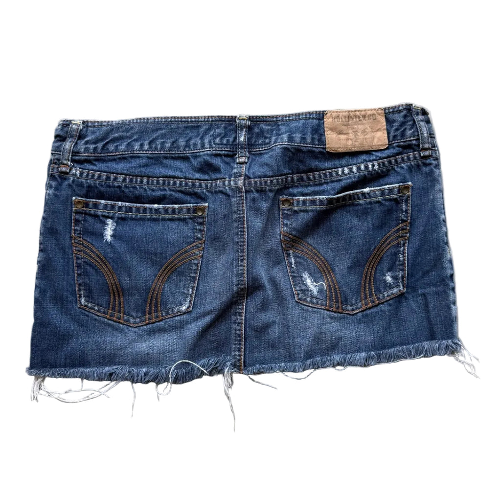 hollister denim skirt 