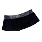 black micro mini skirt 