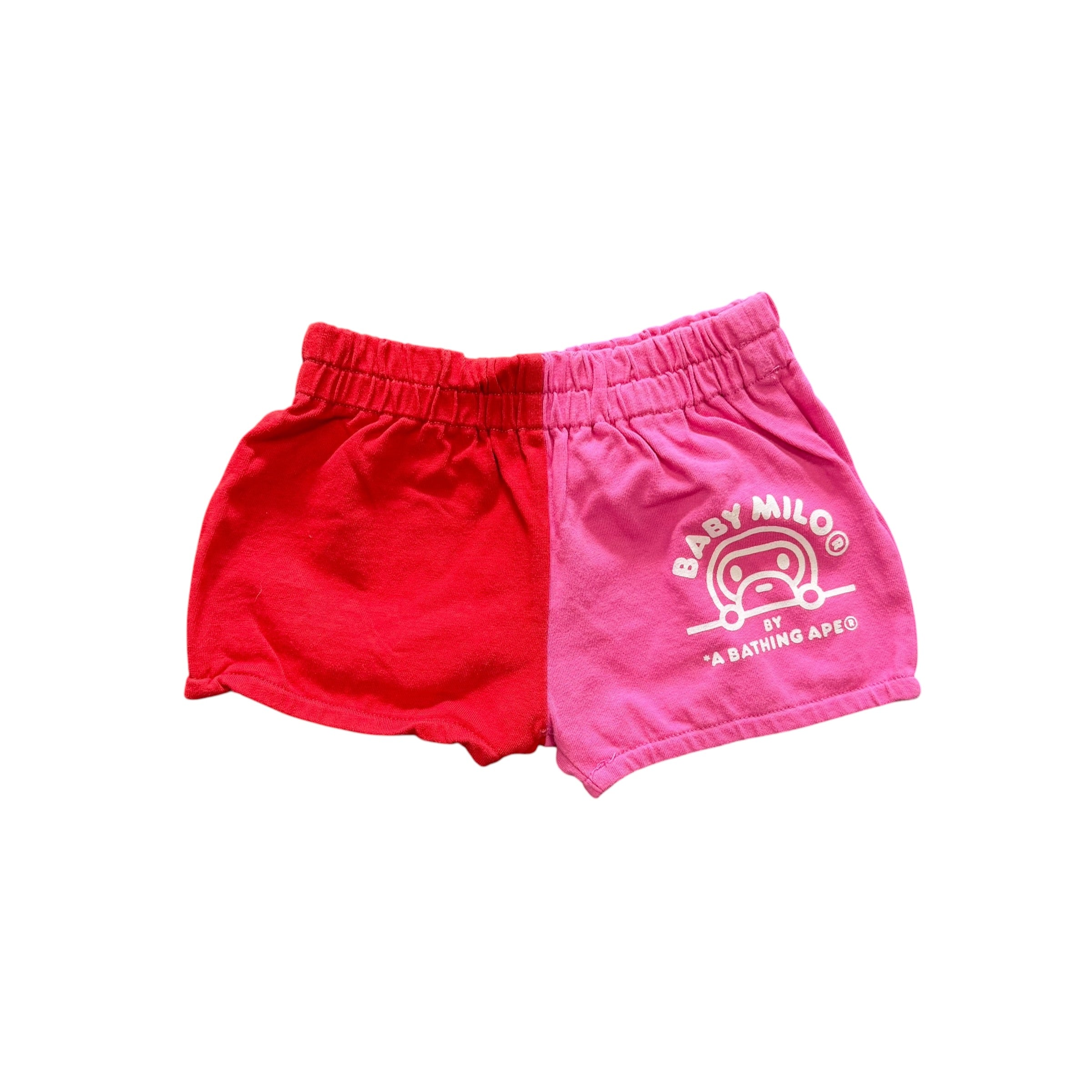 Kids Bape Baby Milo Pink/Red Set