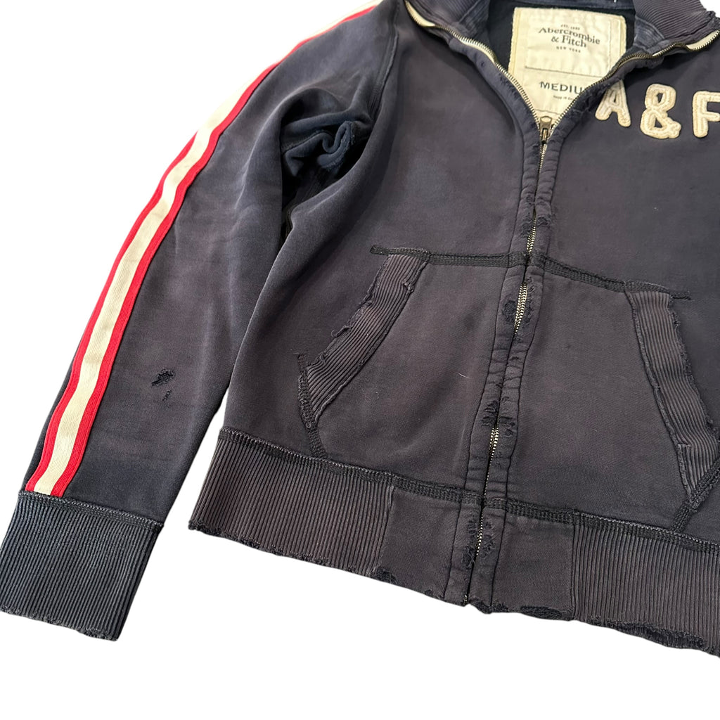 Navy Abercombie Track Sweatshirt