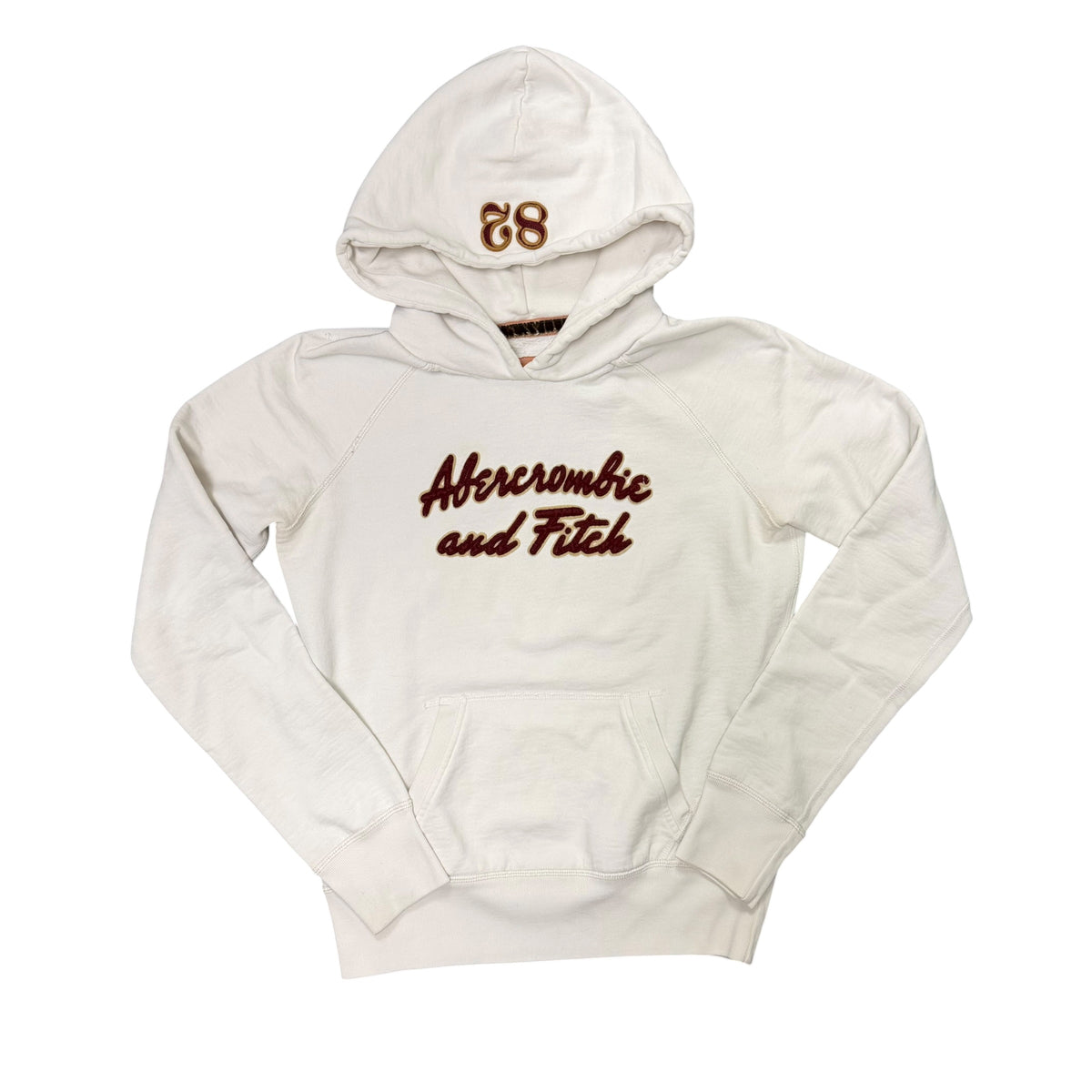 White Abercrombie Hoodie