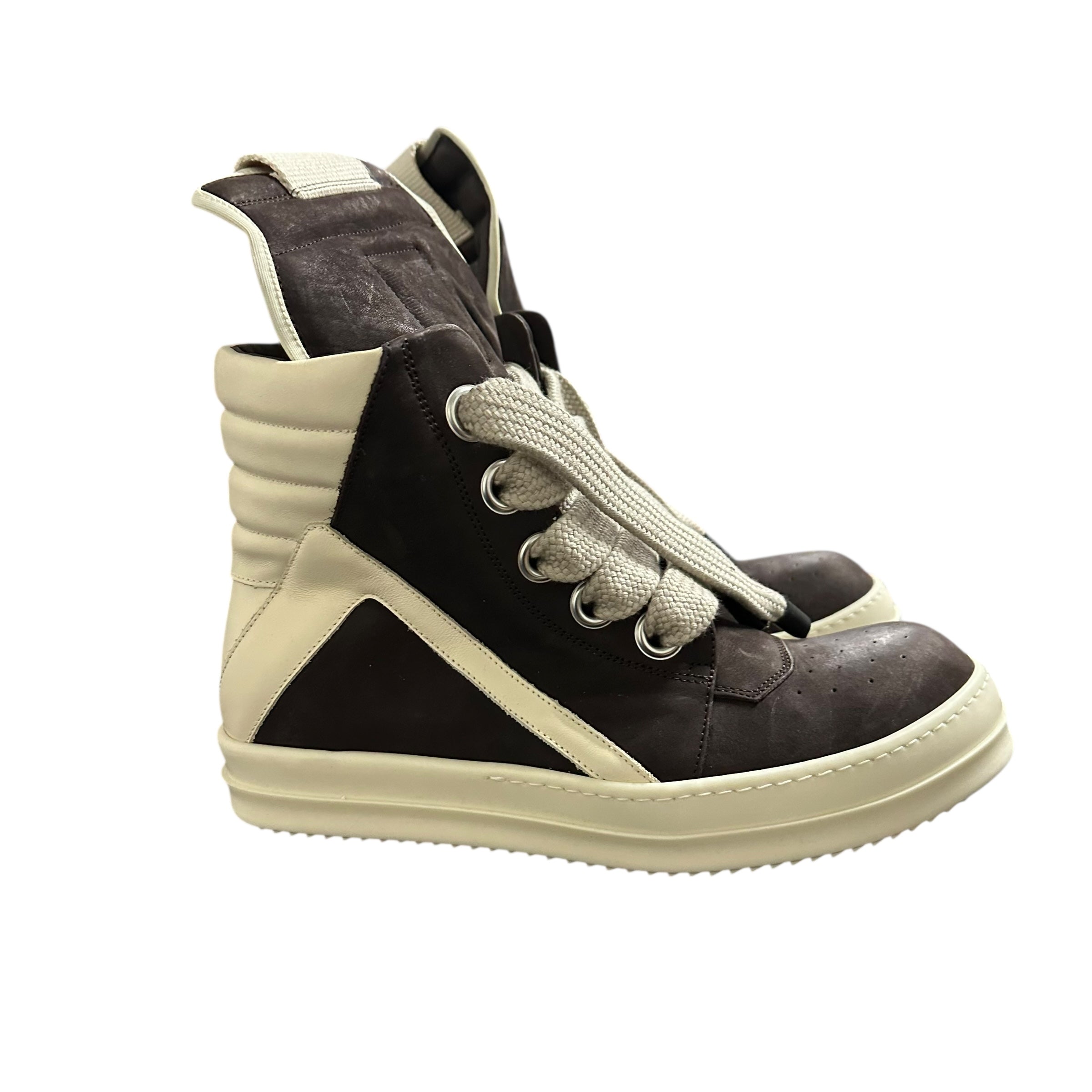 Rick Owen Brown Jumbo Lace  GeoBasket