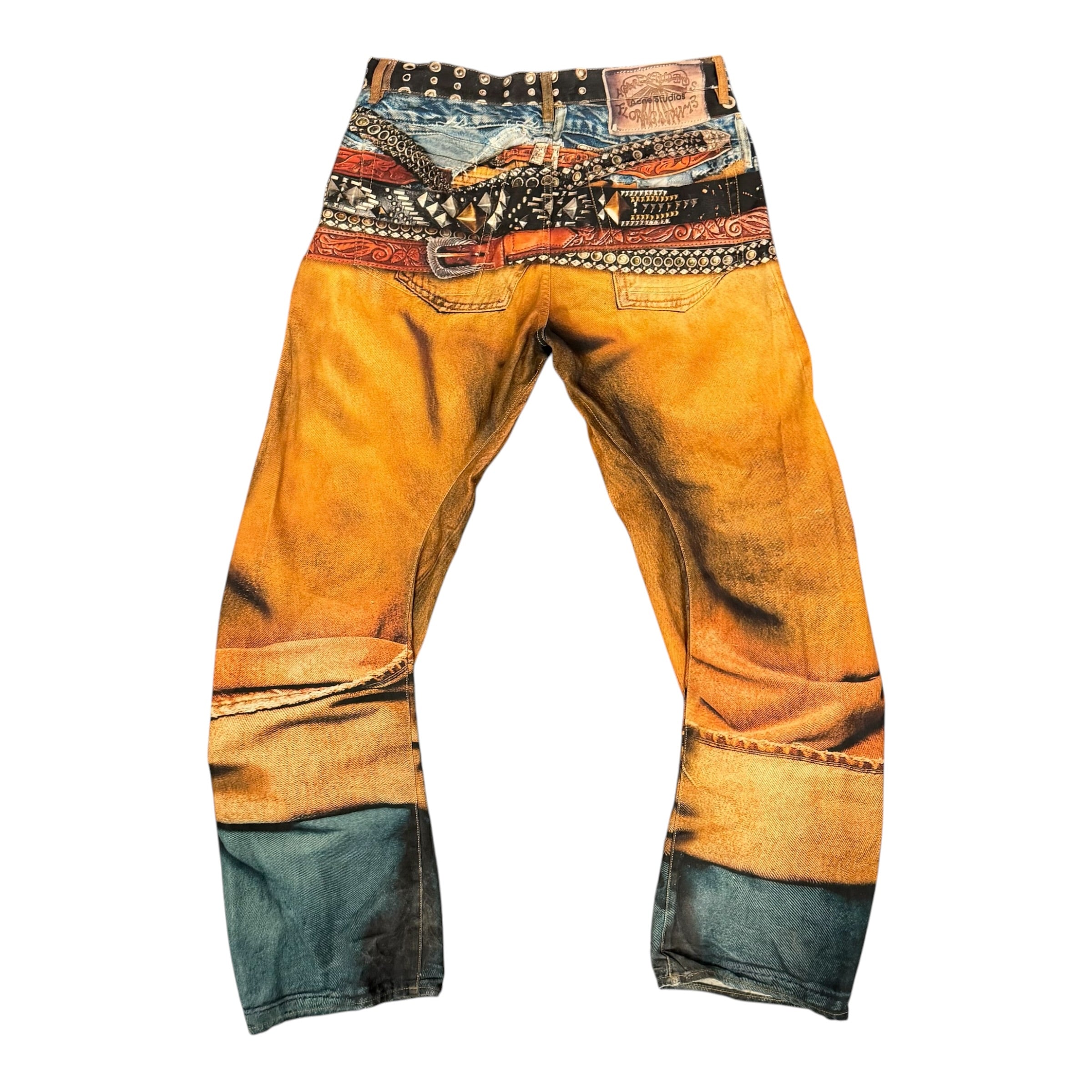 Acne Studios 2006M Stacked Belts Jeans