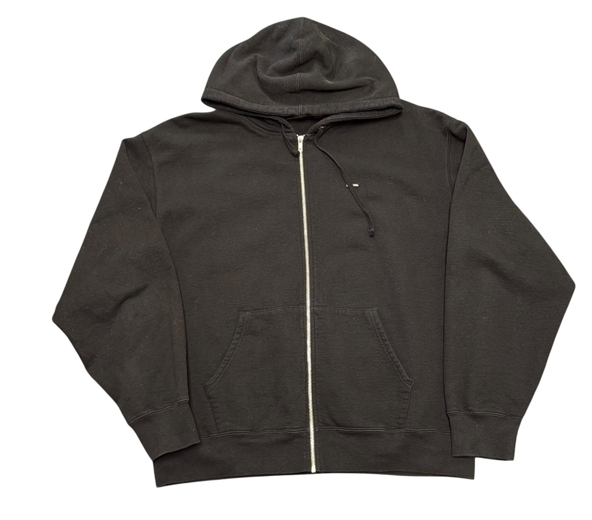 Black Supreme  Zip Up Hoodie