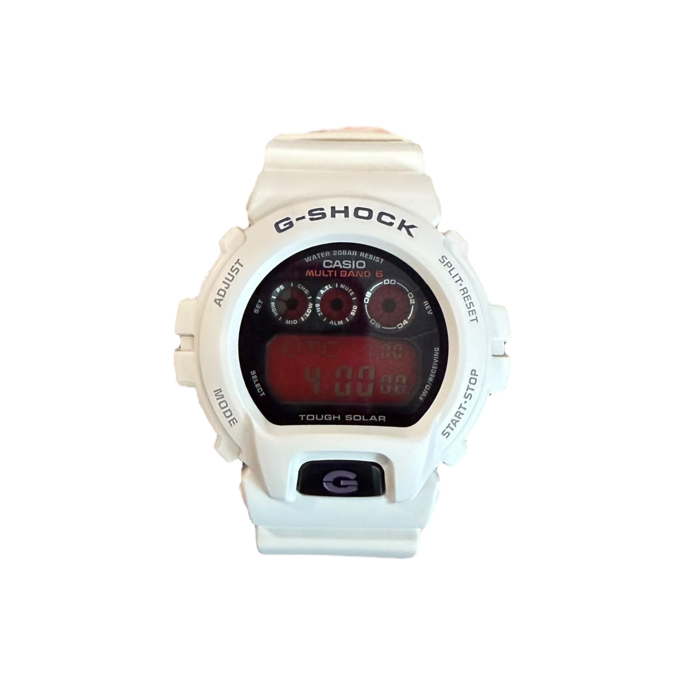 White/Black/Red G Shock