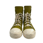 Rick Owens Green Ramone High Sneakers