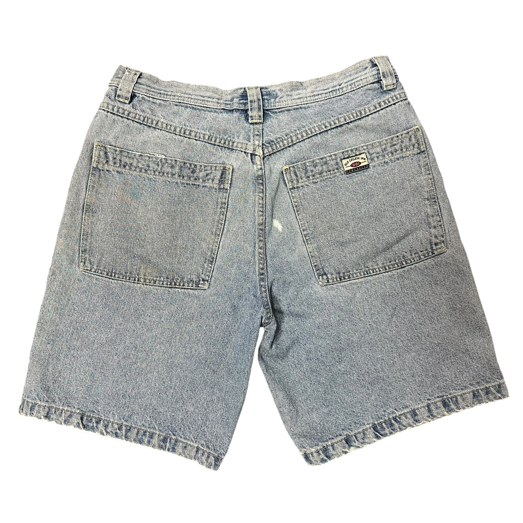 Vintage Striped Shorts Blue