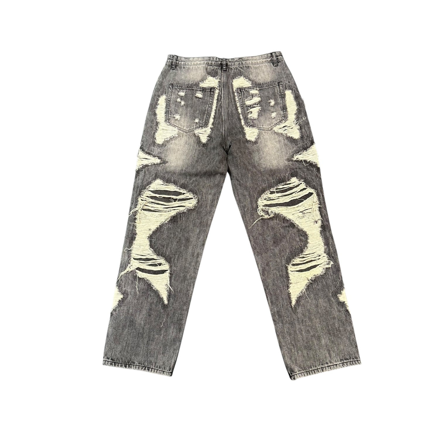 Vale Lives Mirror Distressed Jeans