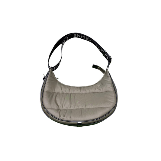 Green Celine Puffer Mini Bag