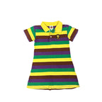 BAPE Kids Striped Milo Polo Dress