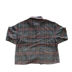 Hmdd Rhinestone Blue Plaid Flannel