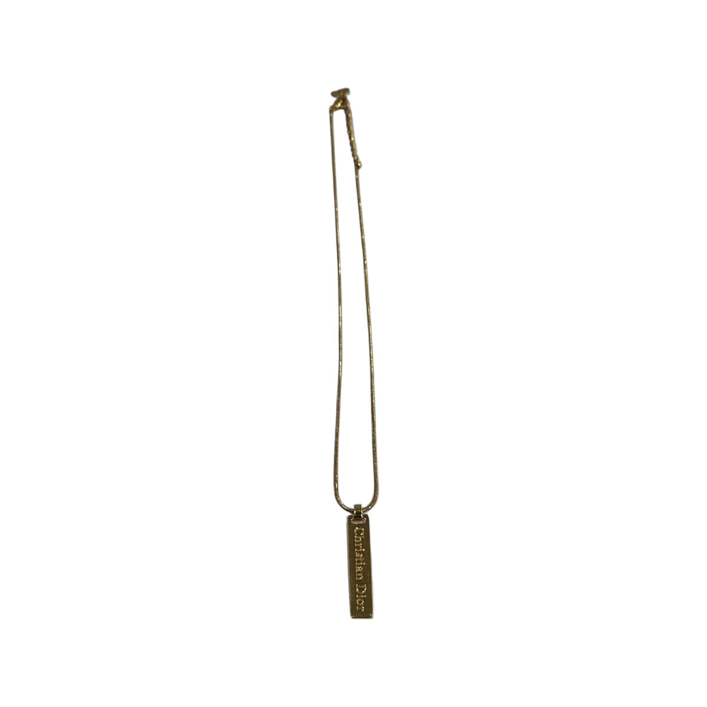 Christian Dior Gold Necklace
