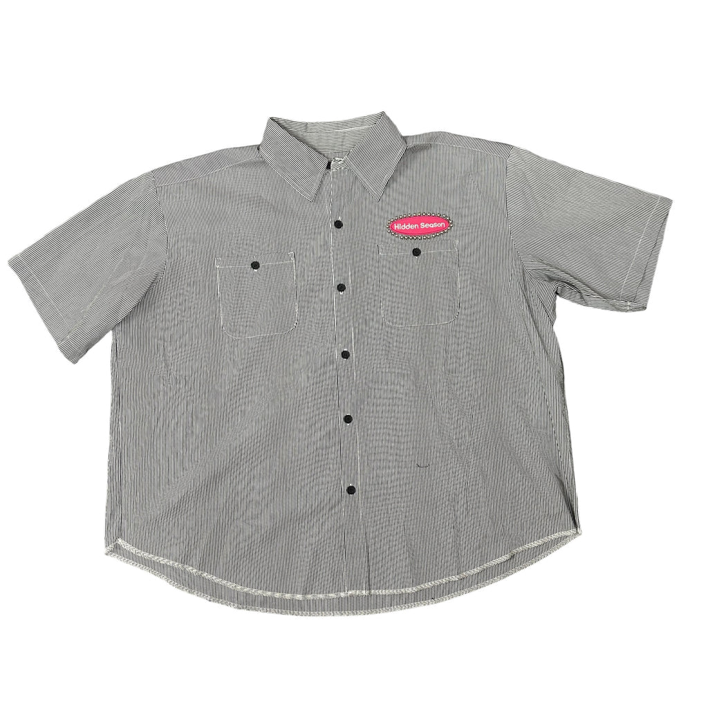 Hidden Season Pinstripe Work Shirt