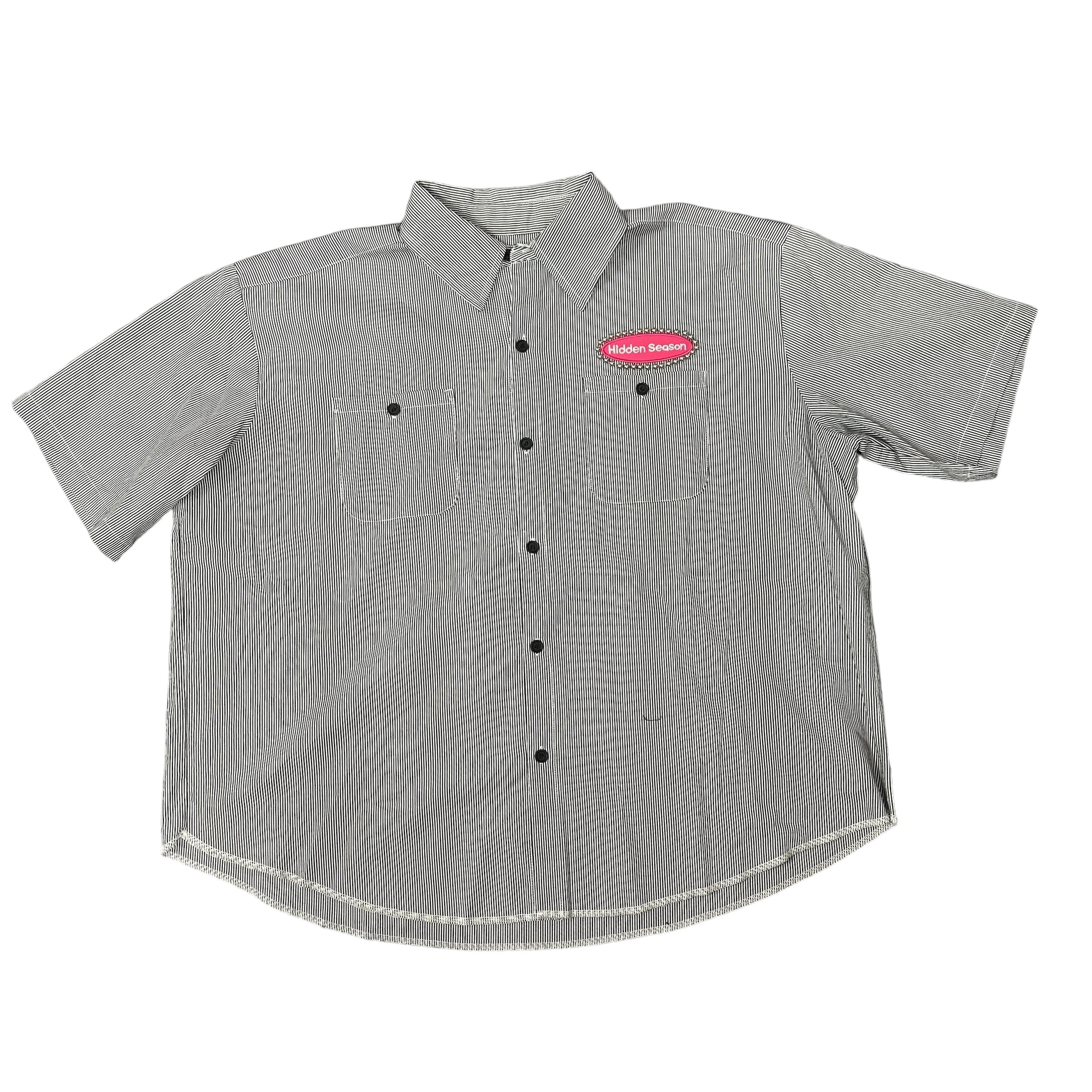 Hidden Season Pinstripe Work Shirt