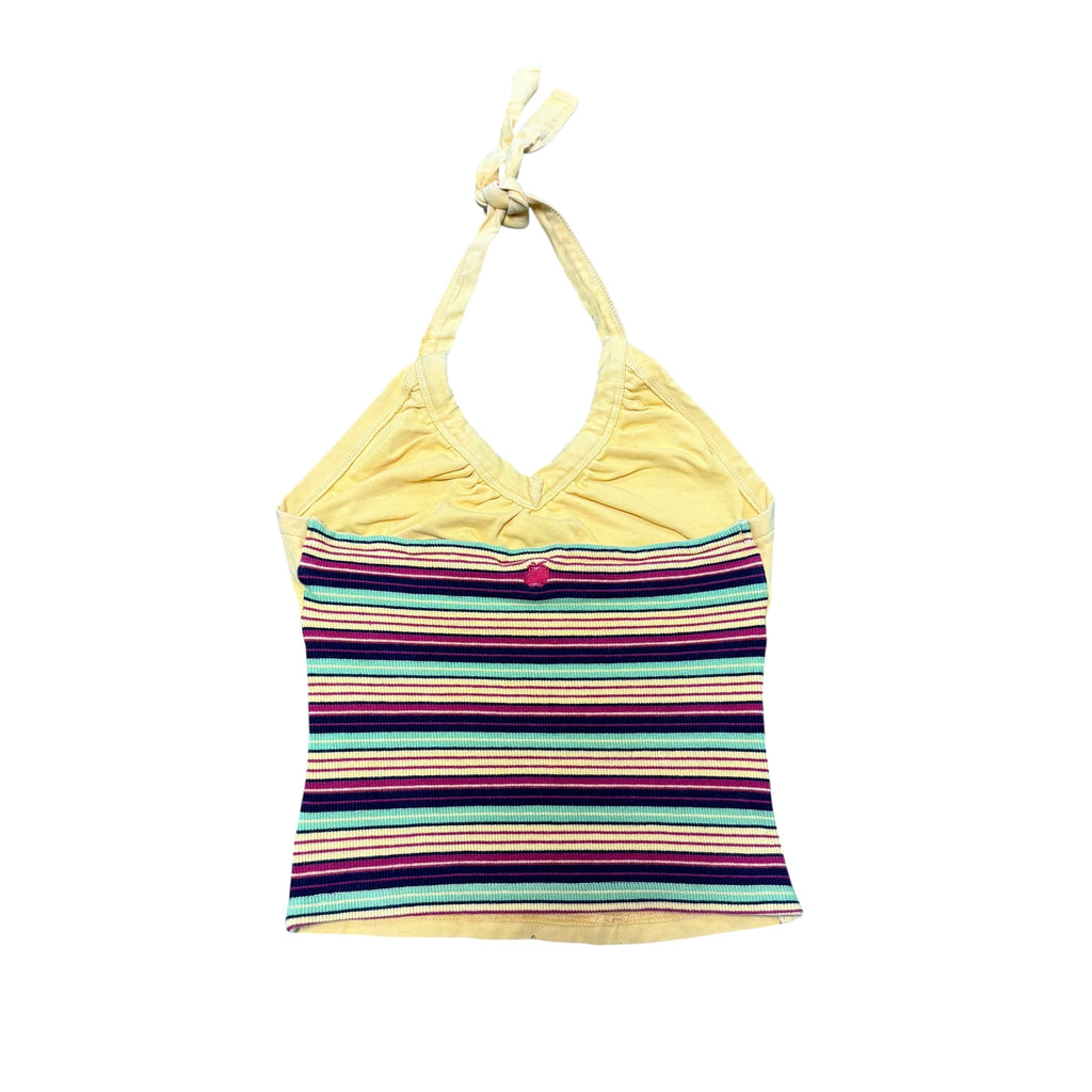 Apple Bottoms Yellow Rasta Halter Top