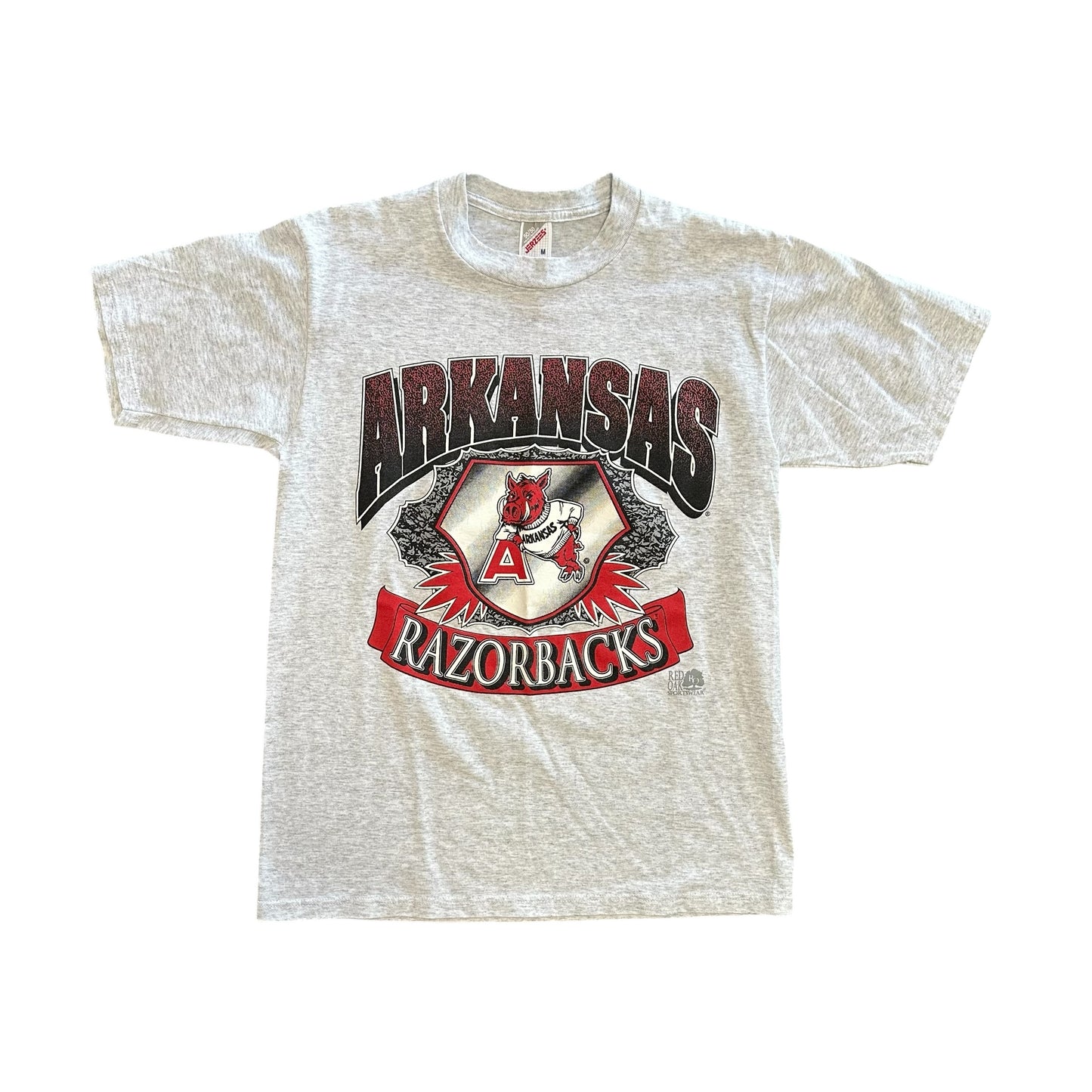 Vintage Arkansas Razorbacks Grey Tee