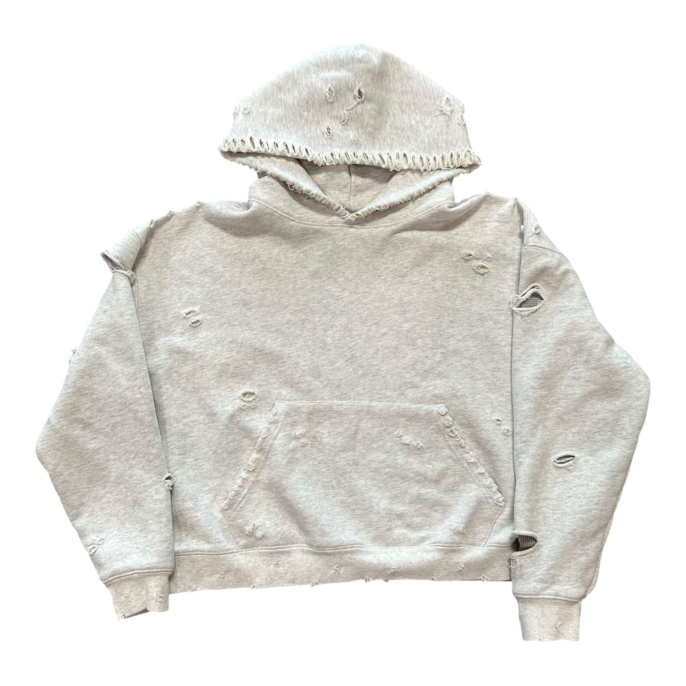GV Gallery Grey Distressed Hoodie