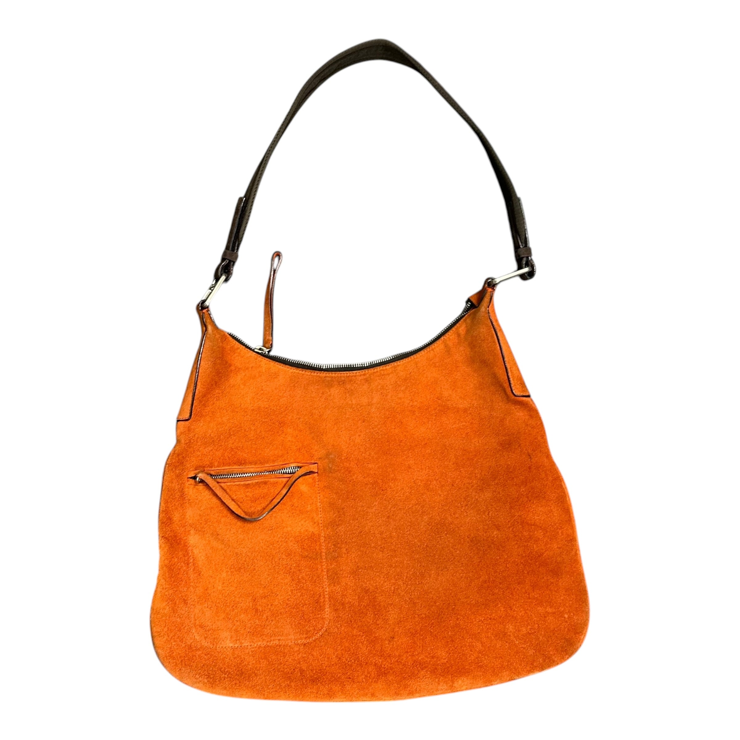 Prada Suede Shoulder Bag
