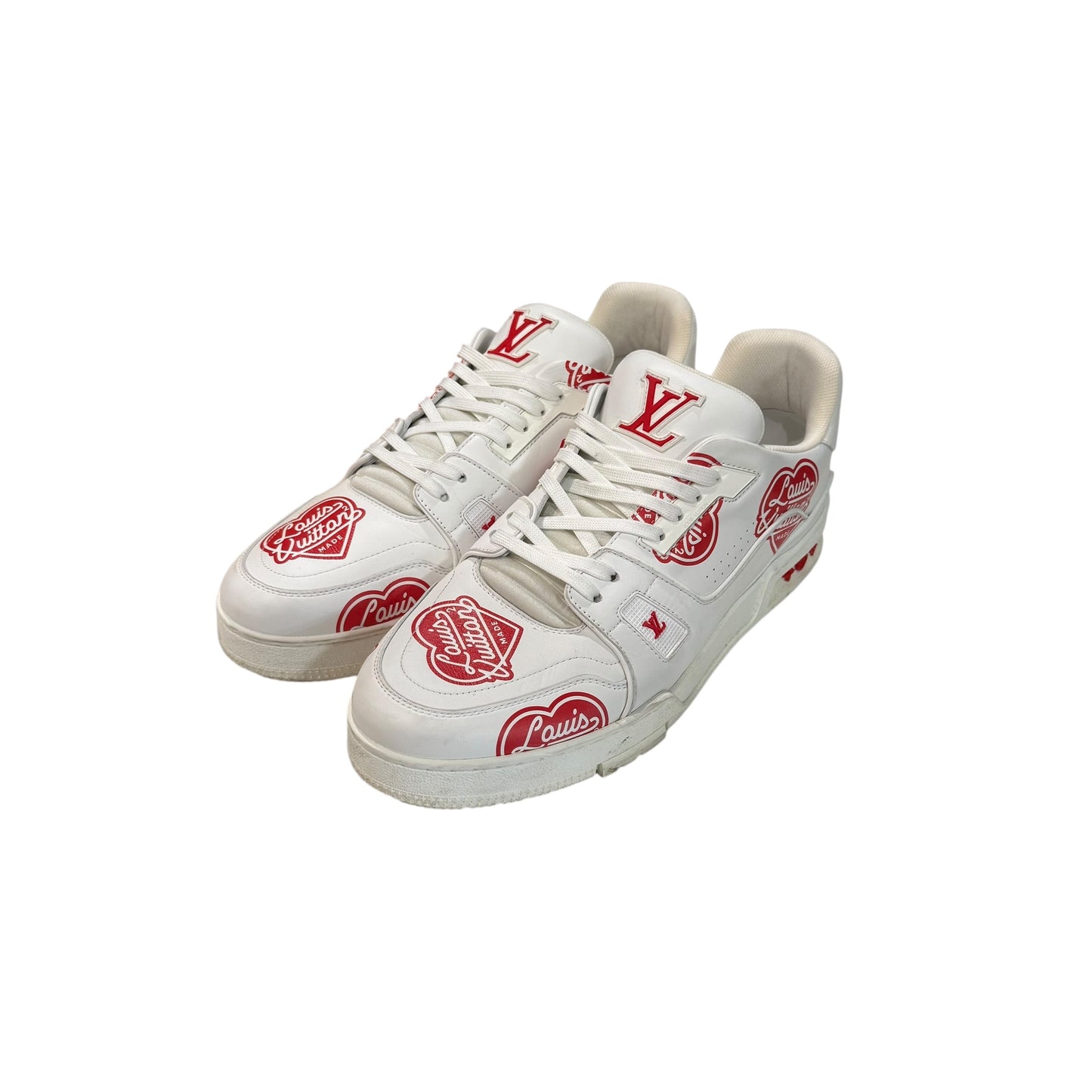 Louis Vuitton X Nigo White ‘Heart’ Trainers