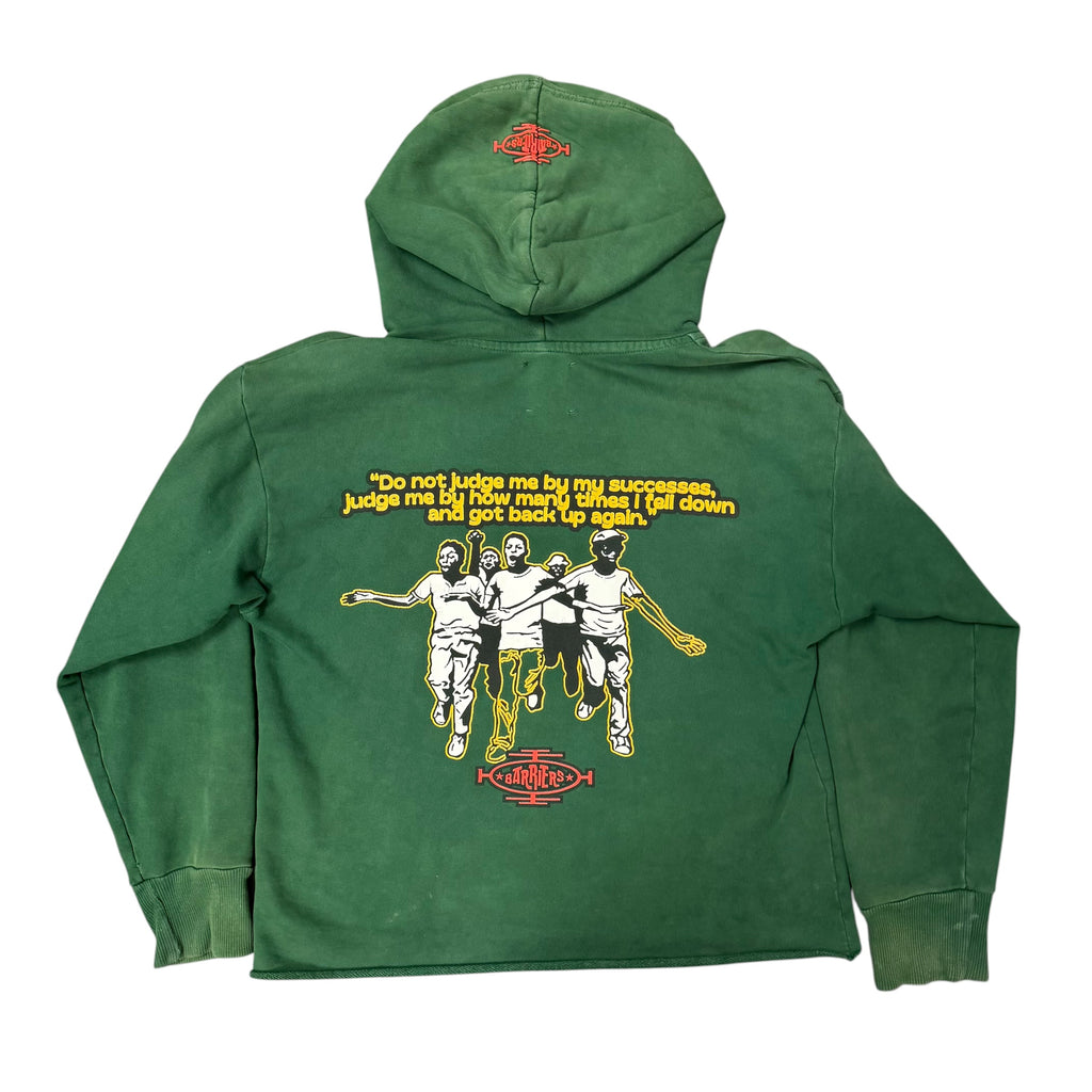 Barriers Green Nelson Mandela Hoodie