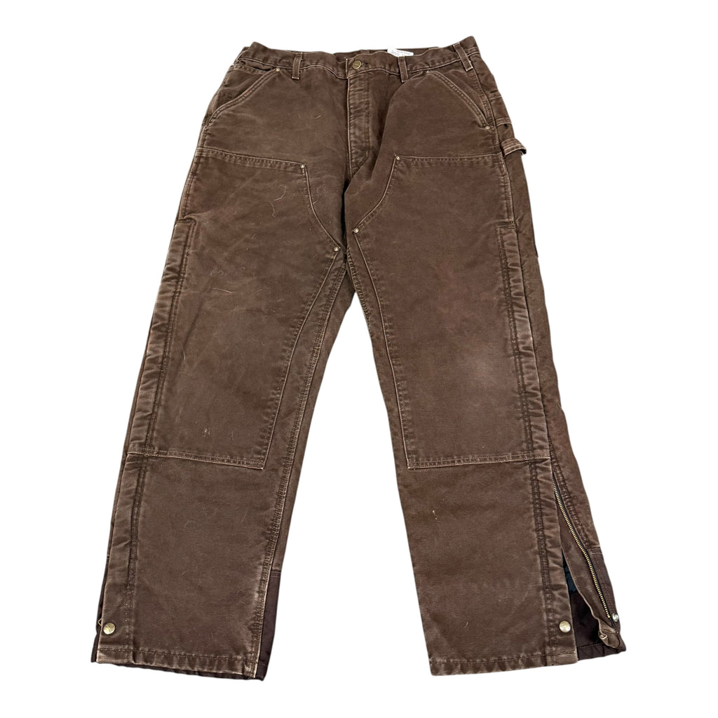 Vintage Carhartt Brown Quilt Double Knee