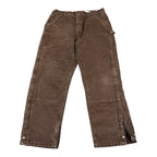 Vintage Carhartt Brown Quilt Double Knee