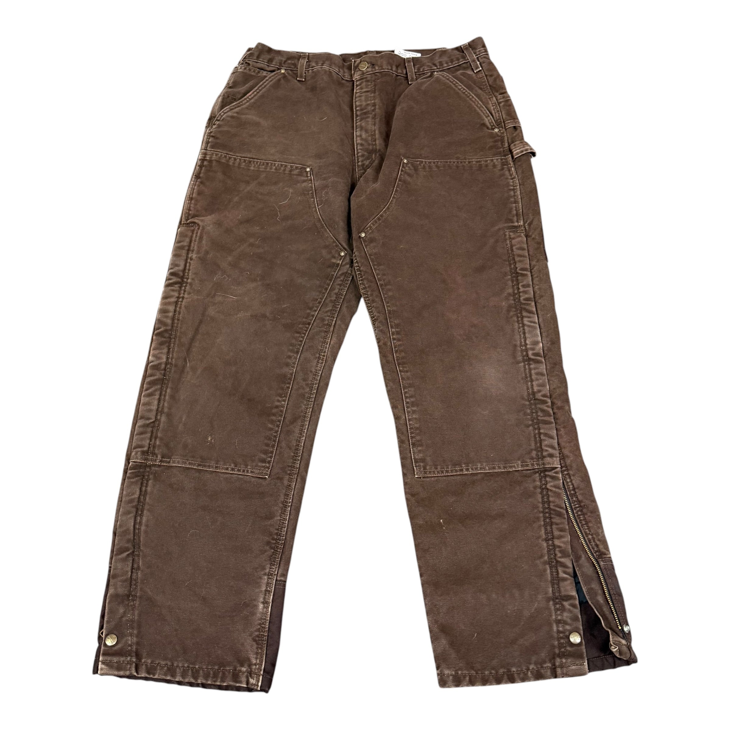 Vintage Carhartt Brown Quilt Double Knee