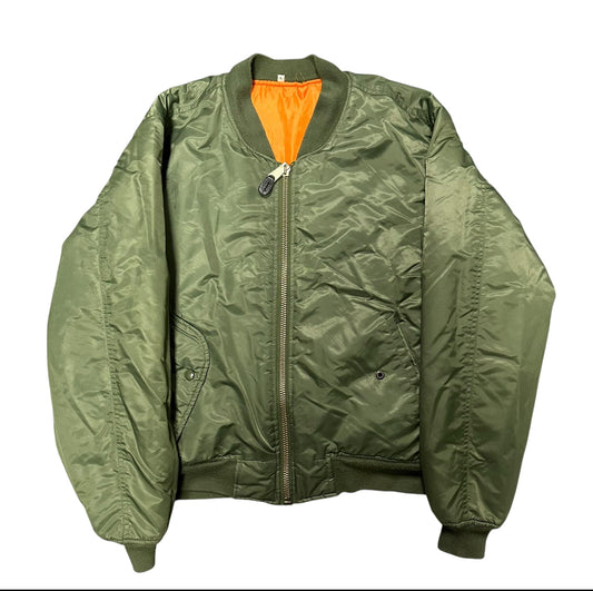 Vintage Bomber Jacket Green