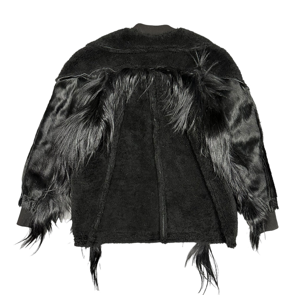 Rick Owens College Shearling Bomber Jacket
