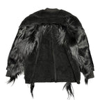 Rick Owens College Shearling Bomber Jacket