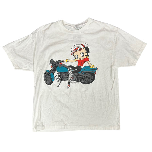 ‘93 Betty Boop Motorcyle Boots Tee