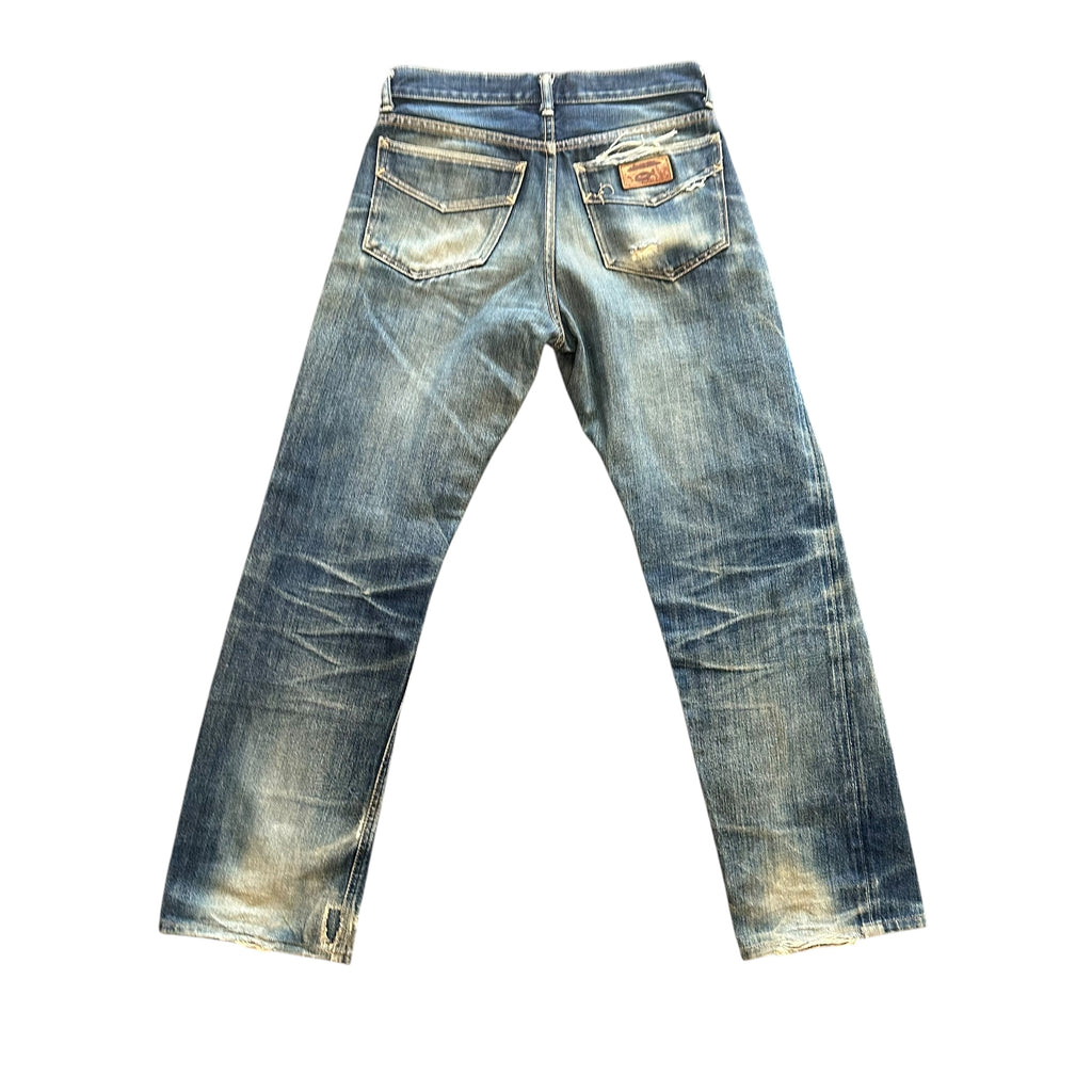 Vintage Bape Knee Cut Jeans