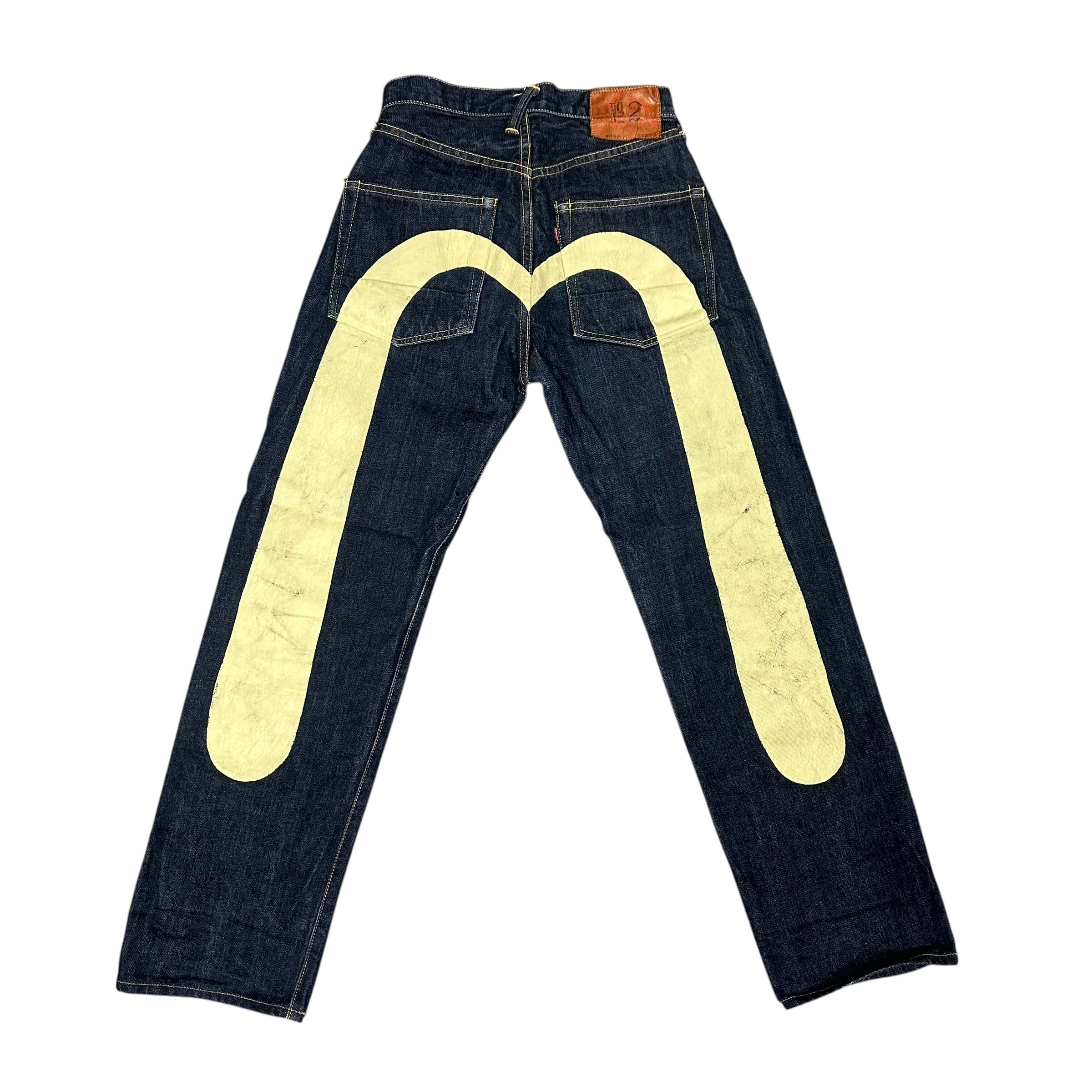 Vintage Evisu Dark Blue/Cream Jeans