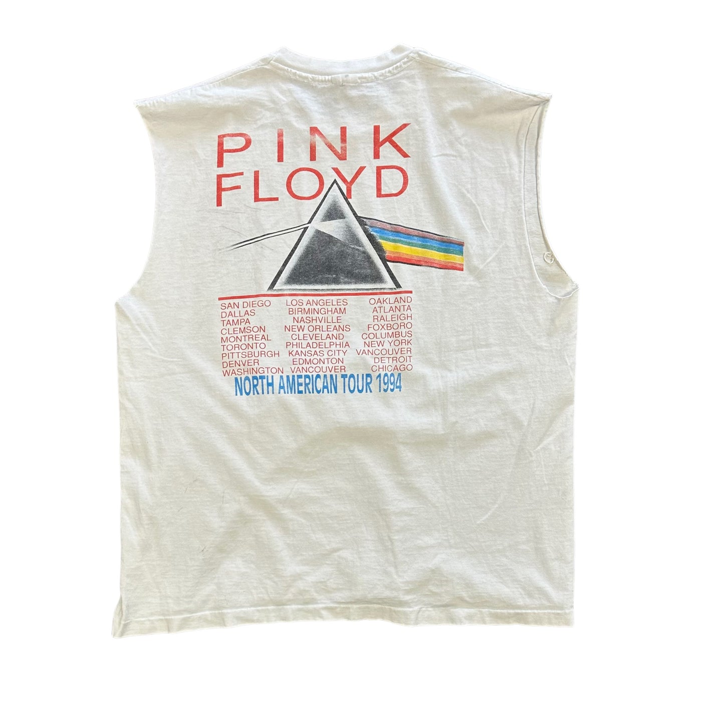 ‘94 Pink Floyd NA Tour Cut Off Tee