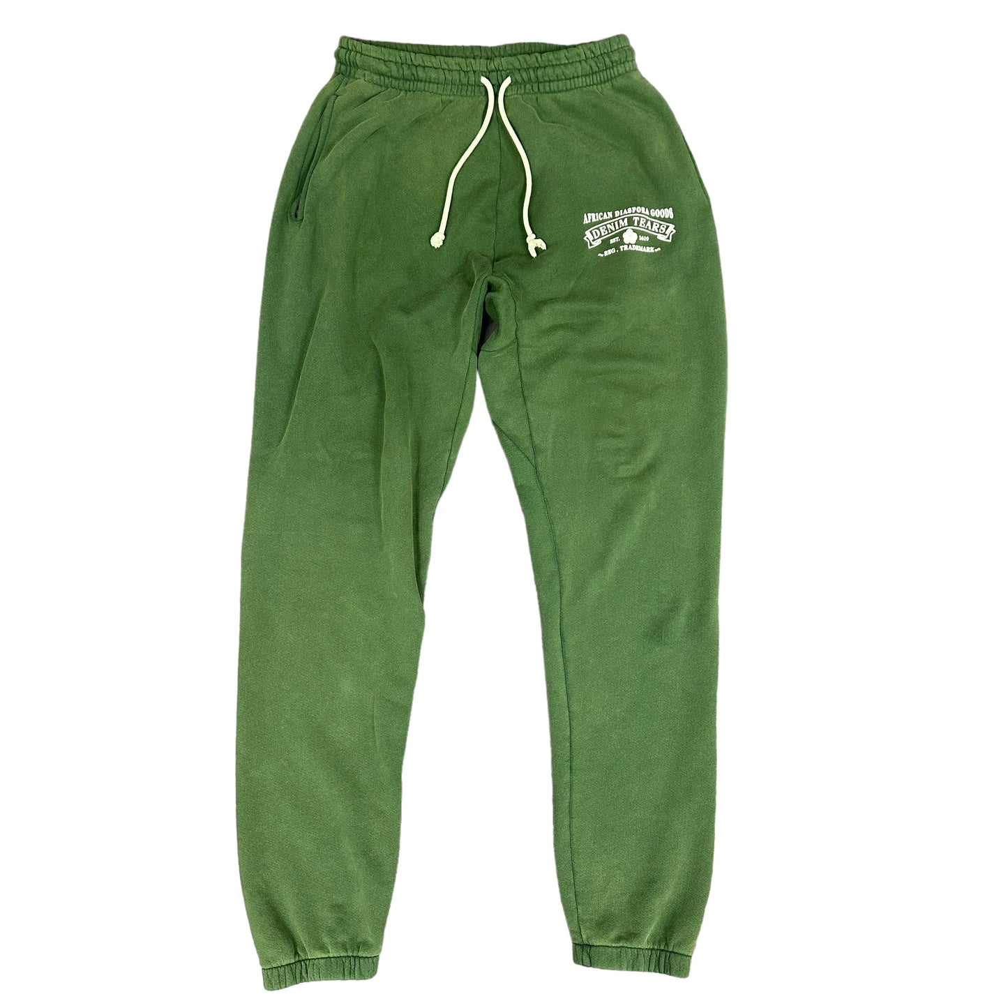 Green Denim Tears Sweatpants