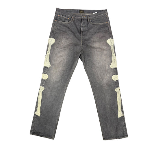 Kapital Skeleton Bone Denim Pants