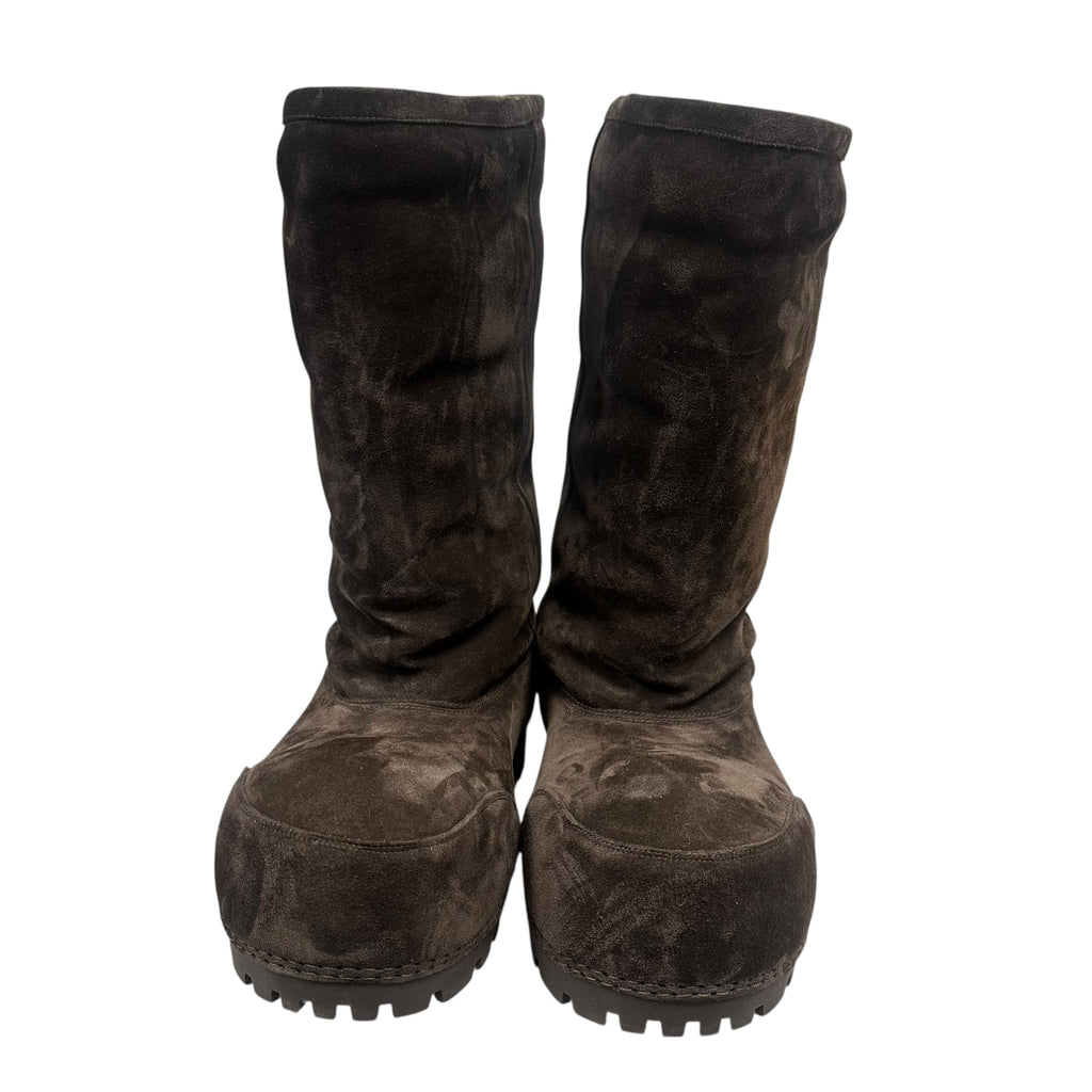 Brown Balenciaga Boots